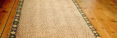 Natural Hearingbone Coir Hall Runner.